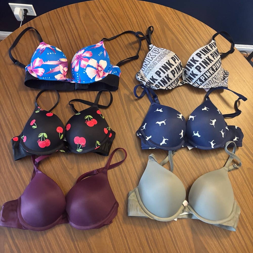 Victoria’s Secret PINK Bra bundle of 6